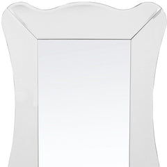 65" Clear Novelty Glass Framed Full Length Hanging Mirror - Homeroots