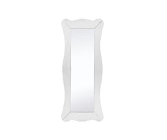 65" Clear Novelty Glass Framed Full Length Hanging Mirror - Homeroots