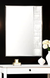 38" Clear Glass Framed Accent Mirror - Homeroots