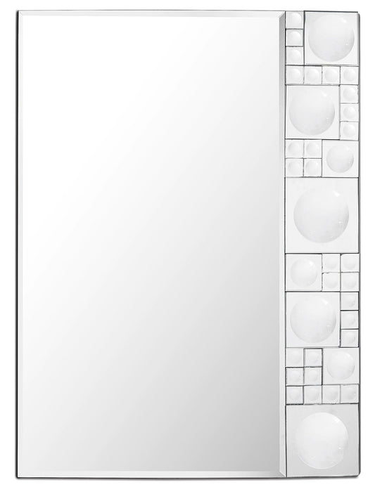 38" Clear Glass Framed Accent Mirror - Homeroots