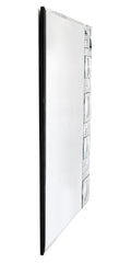 38" Clear Glass Framed Accent Mirror - Homeroots