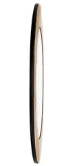35" Gold Round Glass Framed Accent Mirror - Homeroots