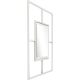 32" Silver Square Metal Framed Accent Mirror - Homeroots
