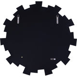 30" Clear Sunburst Framed Accent Mirror - Homeroots