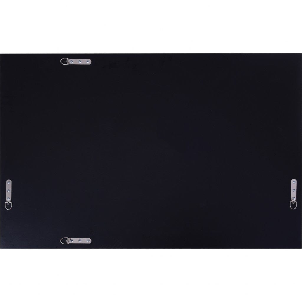 35" Gray Glass Framed Accent Mirror - Homeroots