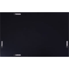 35" Gray Glass Framed Accent Mirror - Homeroots