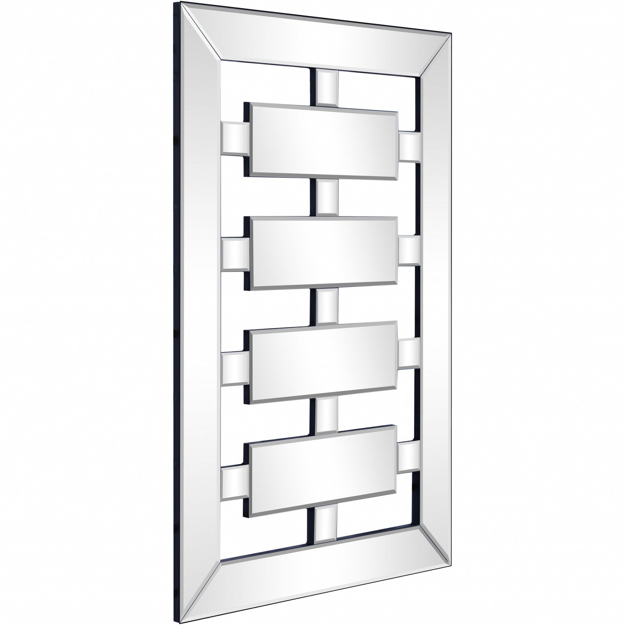 24" Clear Glass Framed Accent Mirror - Homeroots