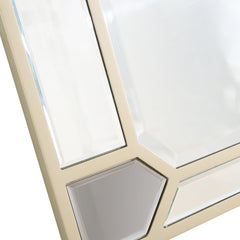 43" Silver Metal Framed Accent Mirror - Homeroots