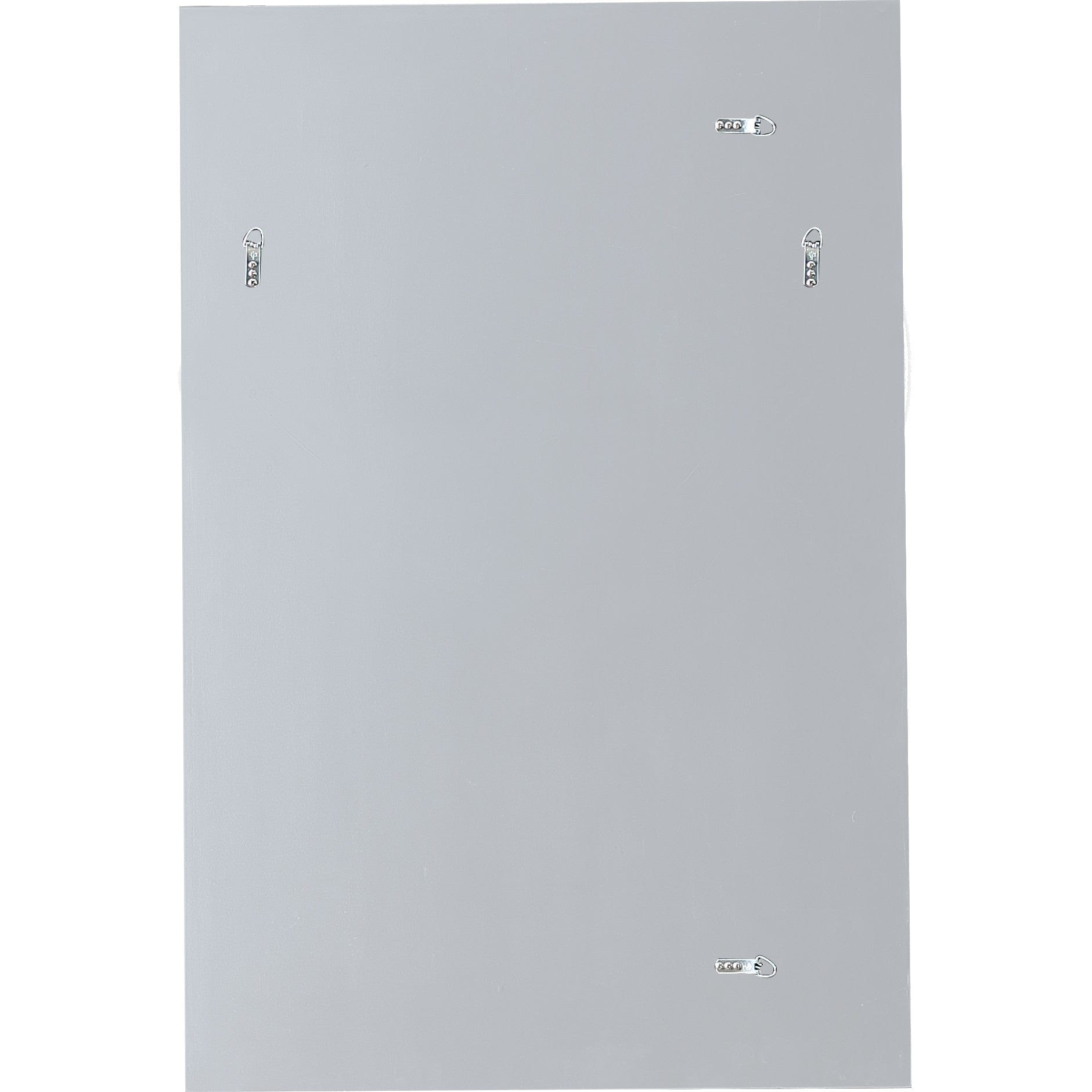 48" Silver Metal Framed Accent Mirror - Homeroots