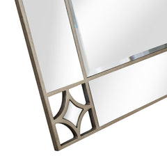 46" Champagne Framed Accent Mirror - Homeroots