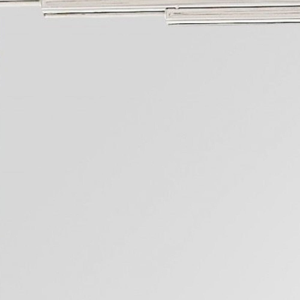 46" Silver Framed Accent Mirror - Homeroots