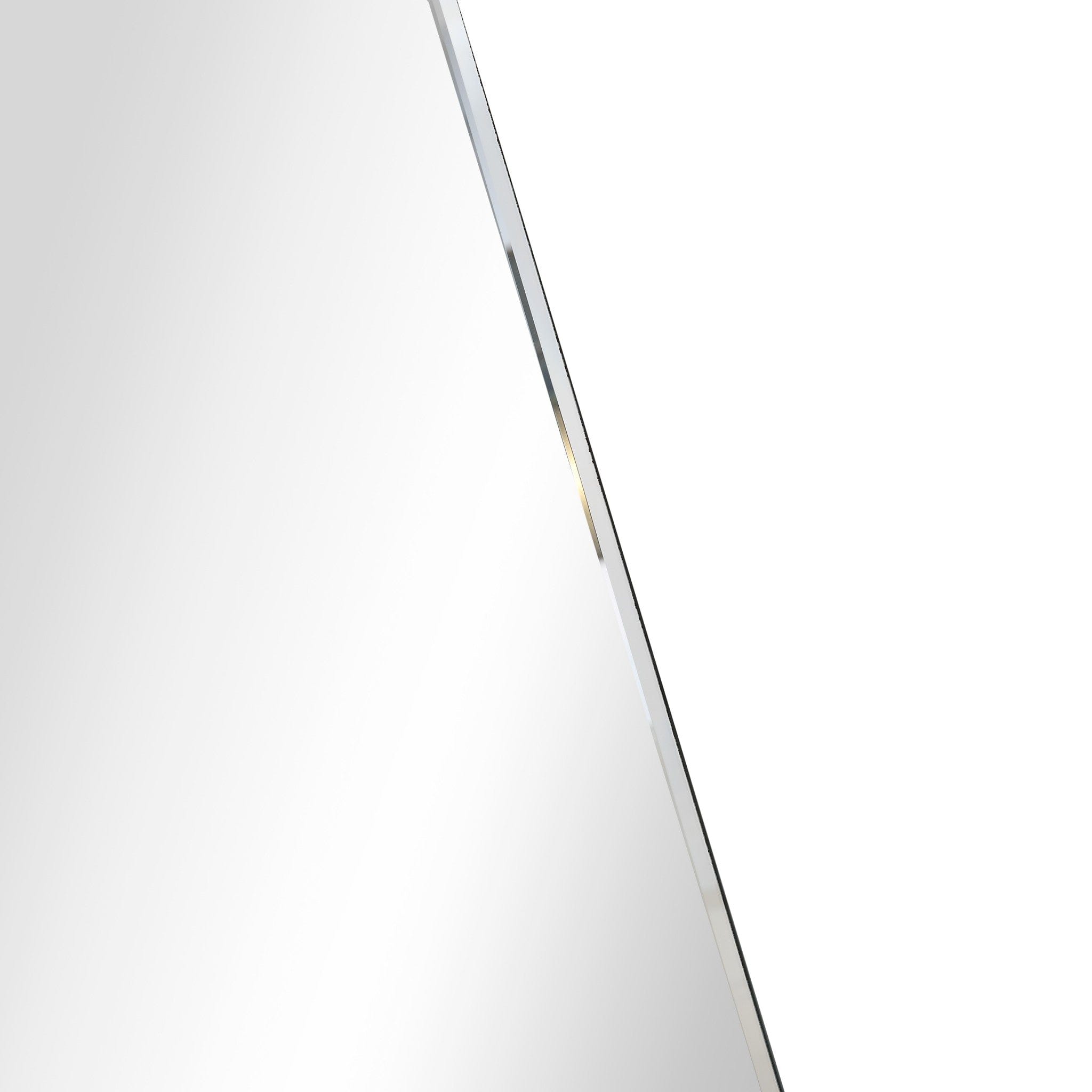 46" Silver Framed Accent Mirror - Homeroots