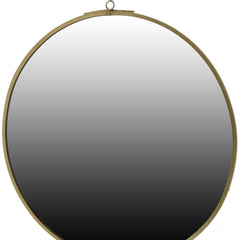 Gold Round Wall Mirror - Homeroots
