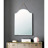 22" Gold Irregular Unframed Accent Mirror - Homeroots