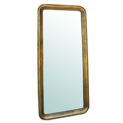 58" Gold Framed Accent Mirror - Homeroots