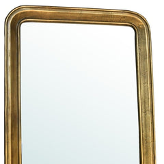 58" Gold Framed Accent Mirror - Homeroots