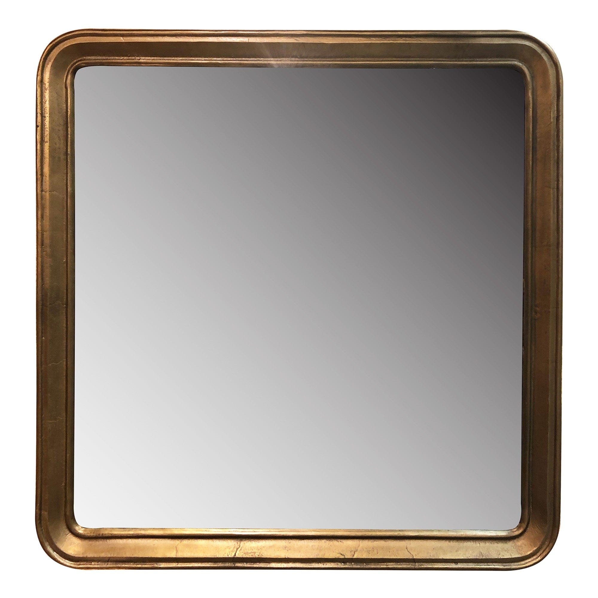 64" Gold Framed Accent Mirror - Homeroots