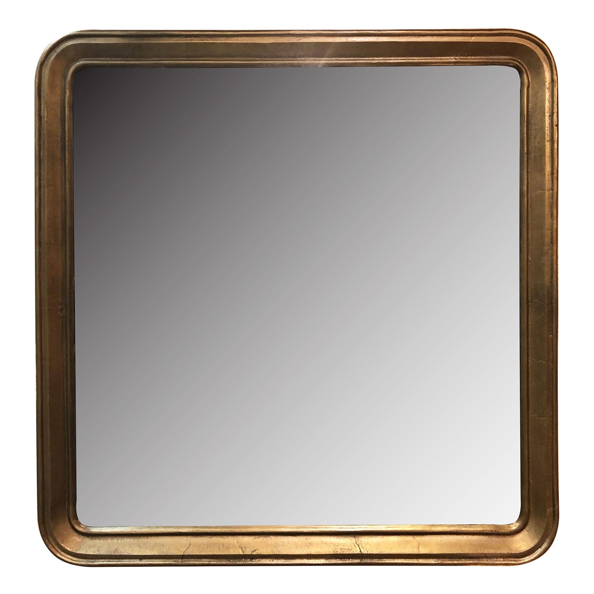 64" Gold Framed Accent Mirror - Homeroots
