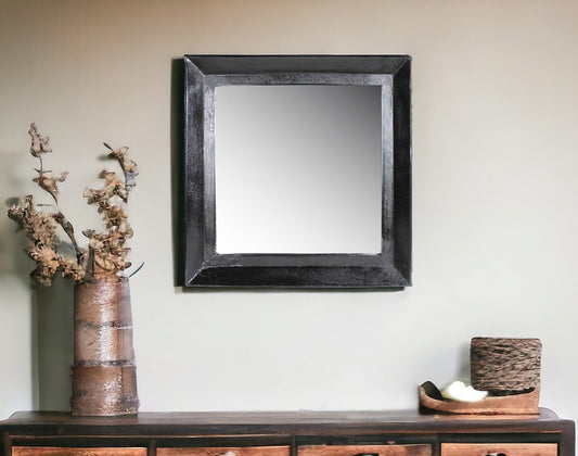 27" Silver Framed Accent Mirror - Homeroots