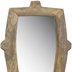 Natural Wooden Wall Mirror - Homeroots