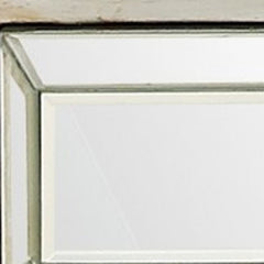 48" Silver Mirrored Glass Console Table - Homeroots
