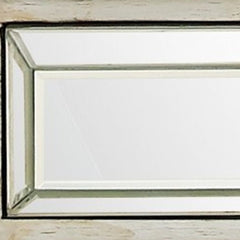 48" Silver Mirrored Glass Console Table - Homeroots