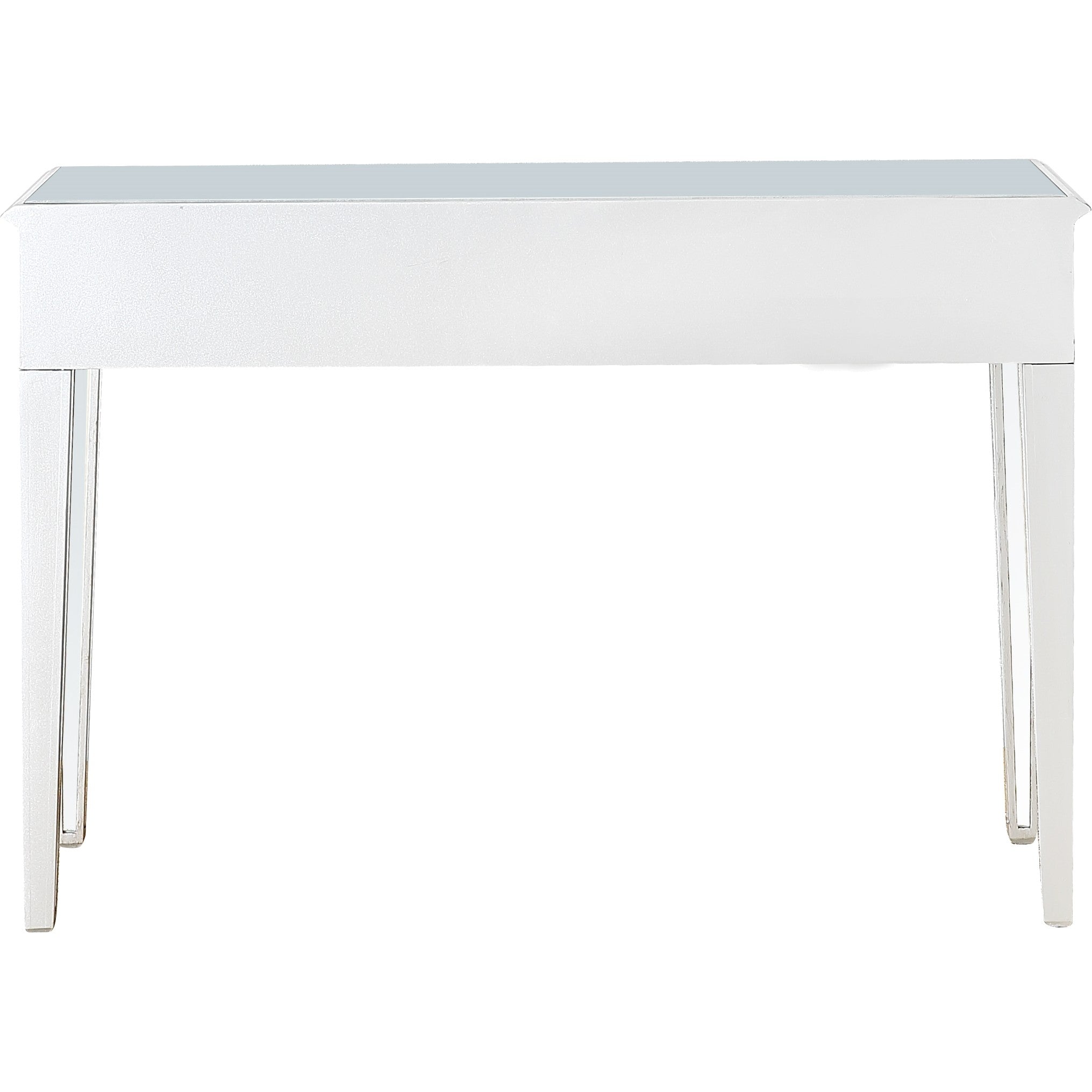 Silver Glass Mirror Console Table - Homeroots