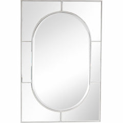 Silver Glass Mirror and Console Table - Homeroots