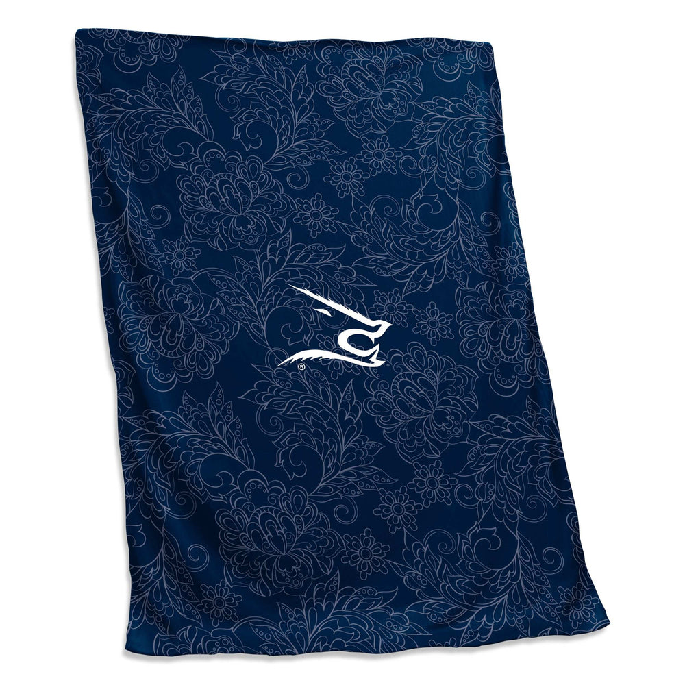 Texas A&M Kingsville Navy Paisley Sweatshirt Blanket (Screened) - Logo Brands - Flyclothing LLC