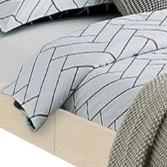 Beige Solid and Manufactured Wood Full Upholstered Faux Leather Bed Frame