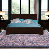 Espresso Wood Twin Platform Bed - Homeroots