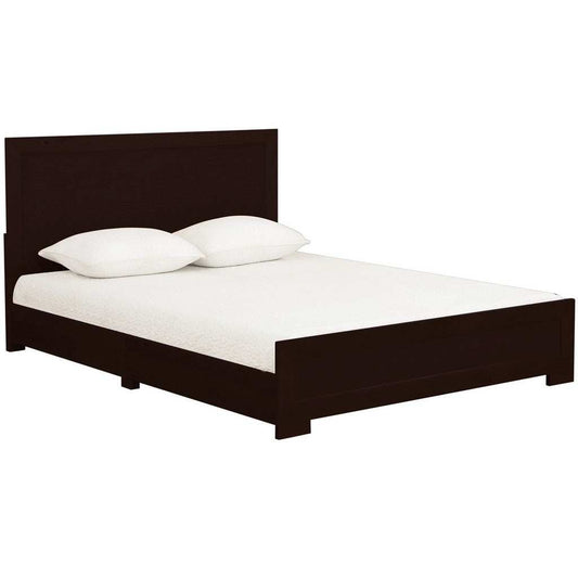 Espresso Wood Twin Platform Bed - Homeroots - Flyclothing LLC