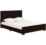 Espresso Wood Twin Platform Bed - Homeroots
