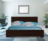 Espresso Wood Twin Platform Bed - Homeroots
