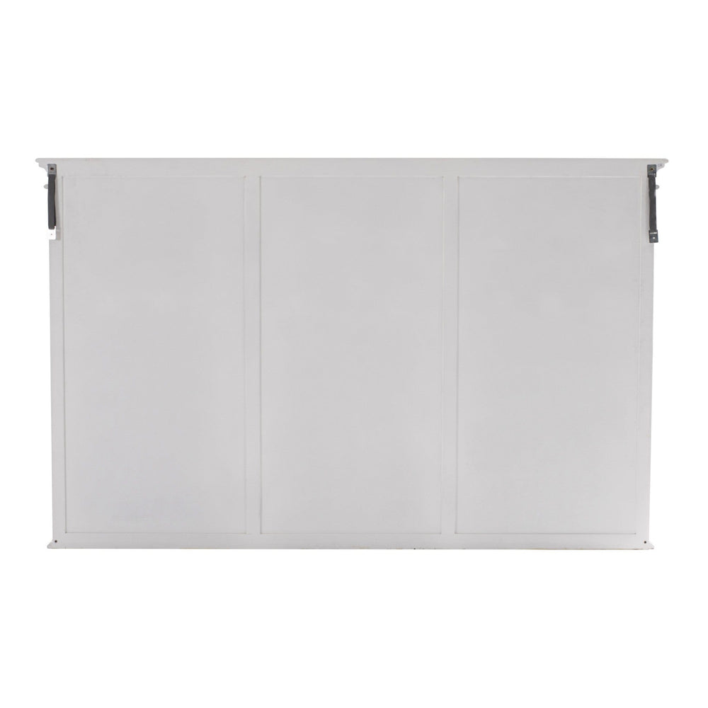 71" White Solid Wood Frame Dining Hutch With Multiple Shelves And Three Drawers - Homeroots