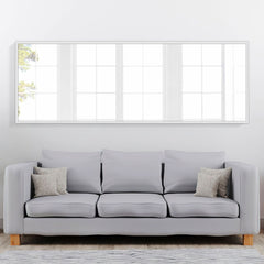Freestanding Silver Full-length Floor Mirror - Homeroots