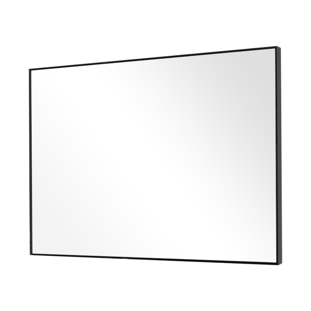 Minimal Black Wall Mirror - Homeroots
