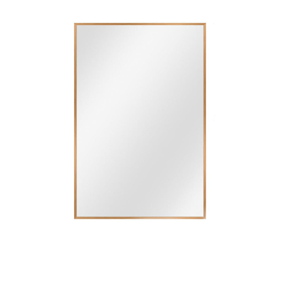 36" Gold Metal Framed Bathroom Vanity Mirror - Homeroots - Flyclothing LLC