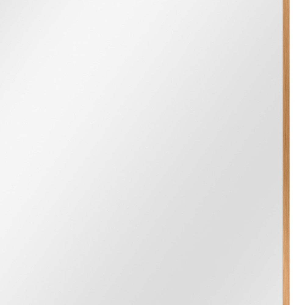 36" Gold Metal Framed Bathroom Vanity Mirror - Homeroots - Flyclothing LLC