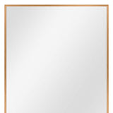 36" Gold Metal Framed Bathroom Vanity Mirror - Homeroots - Flyclothing LLC