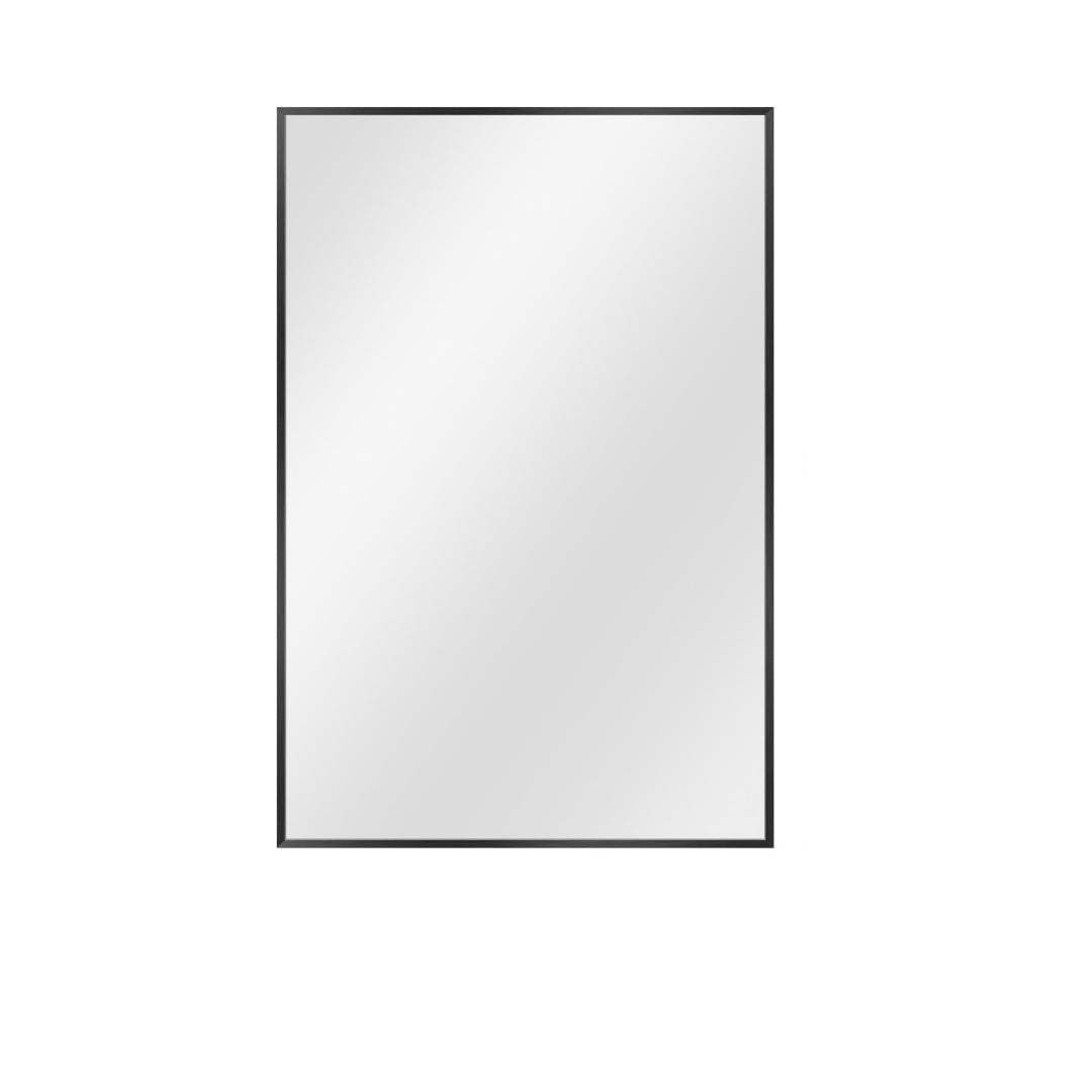 Black Rectangular Wall Mirror - Homeroots - Flyclothing LLC