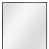 Black Rectangular Wall Mirror - Homeroots - Flyclothing LLC