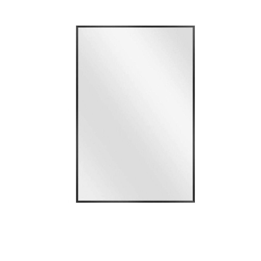 Black Rectangular Wall Mirror - Homeroots - Flyclothing LLC