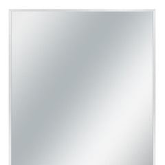 Silver Rectangular Wall Mirror - Homeroots
