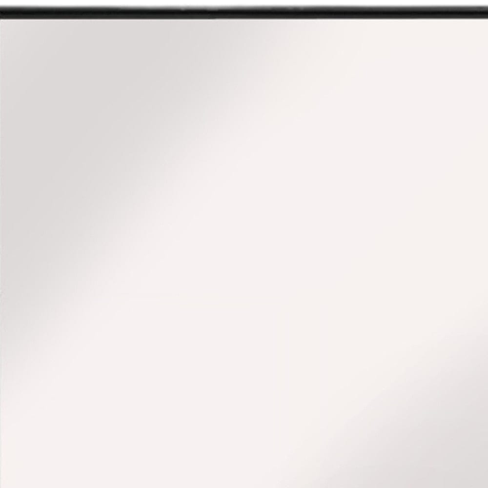 59" Black Metal Framed Full Length Mirror - Homeroots - Flyclothing LLC