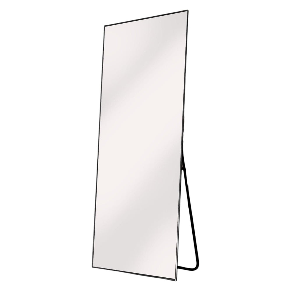 59" Black Metal Framed Full Length Mirror - Homeroots - Flyclothing LLC