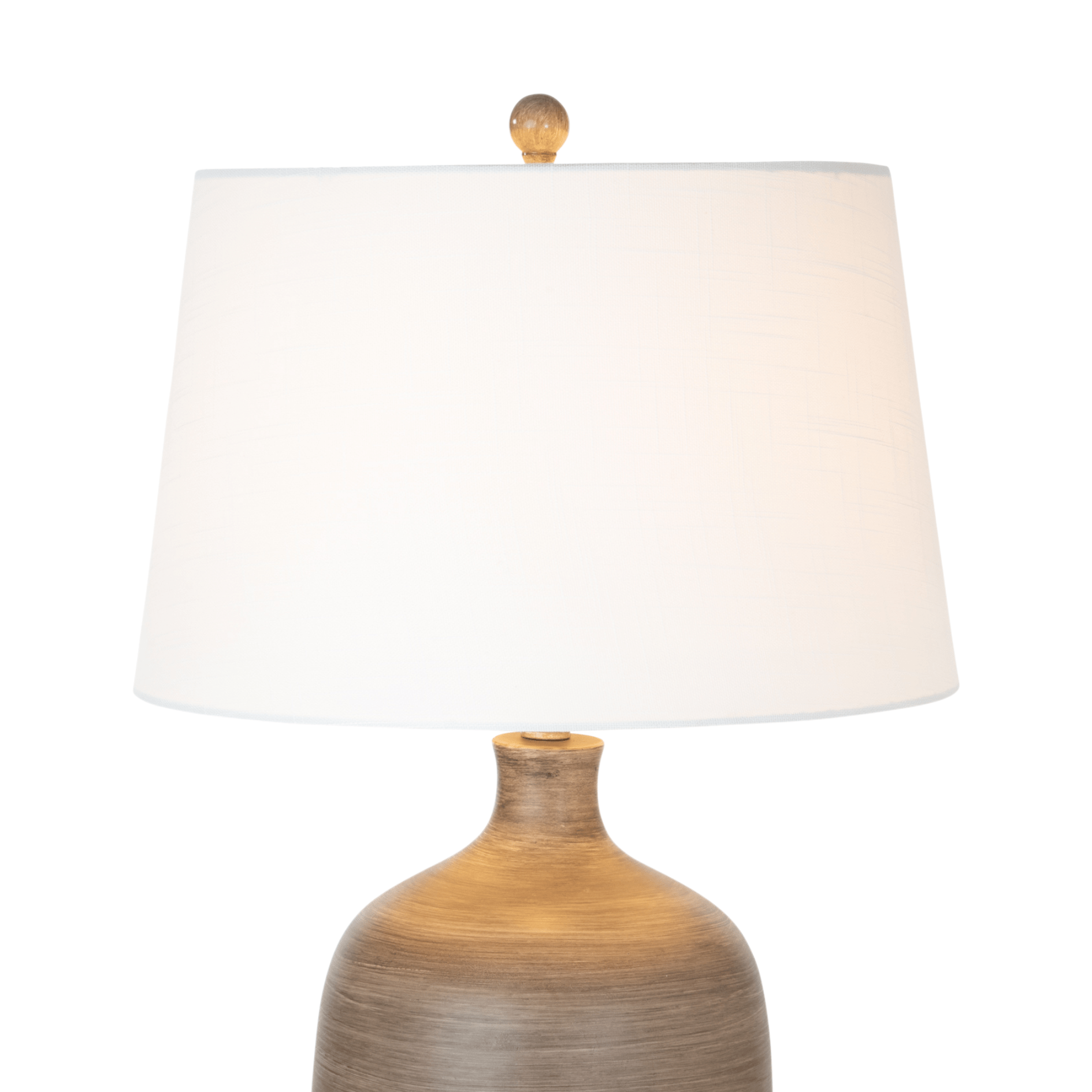 Set of Two 28" Black Table Lamp With White Empire Shade - Homeroots