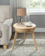 Set of Two Tan and White Anchor Table Lamps - Homeroots