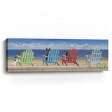 Dogs At The Beach Unframed Print Wall Art - Homeroots - Flyclothing LLC