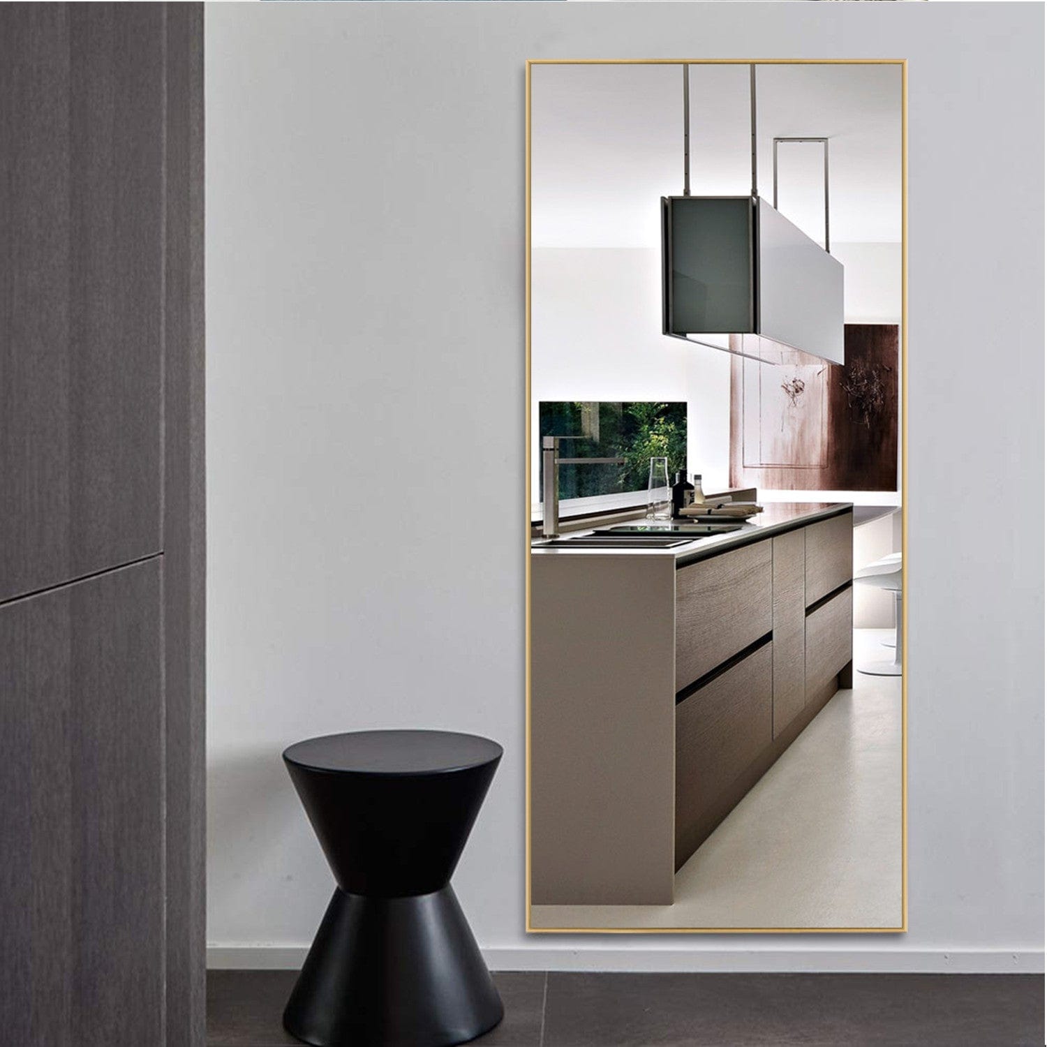 Gold Framed Wall Mirror - Homeroots